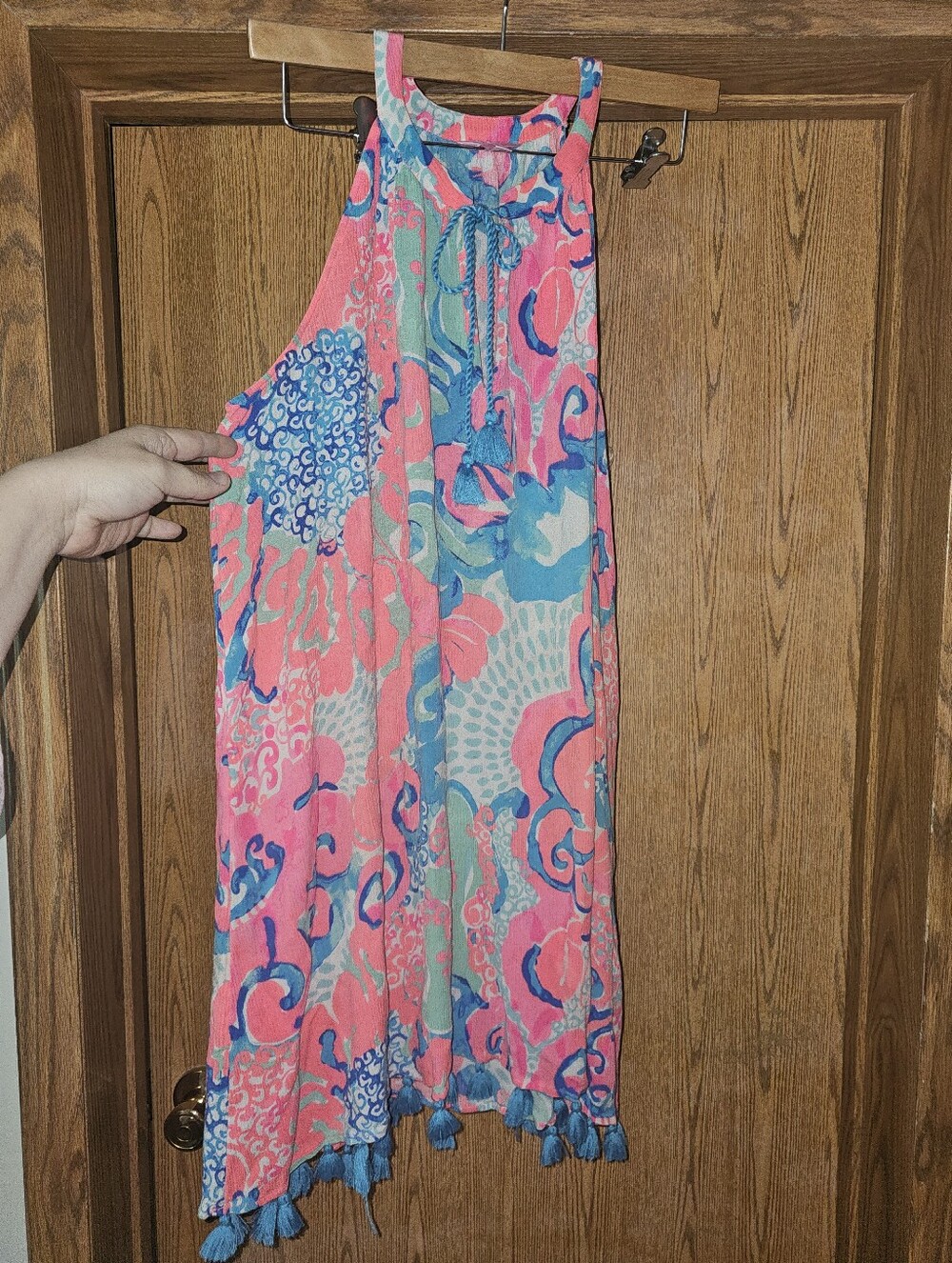 Lilly Pulitzer Pink & Blue Womens Dress
